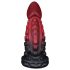 OgazR - dildo tentaculă - 19cm (roșu)