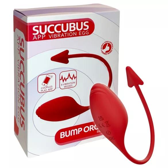 Funny Me - Ou vibrator controlat prin aplicație (roșu)