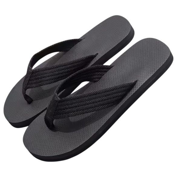 Flip-flop - papuci de plajă - model cu penis - culoare neagră - 44/45