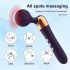 Vibrator masaj cu acumulator și design curbat (negru)