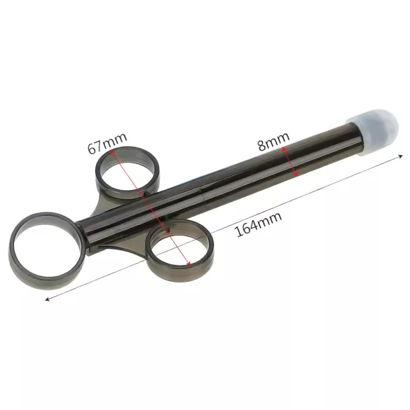 Lubrifiant aplicator seringă - albastră