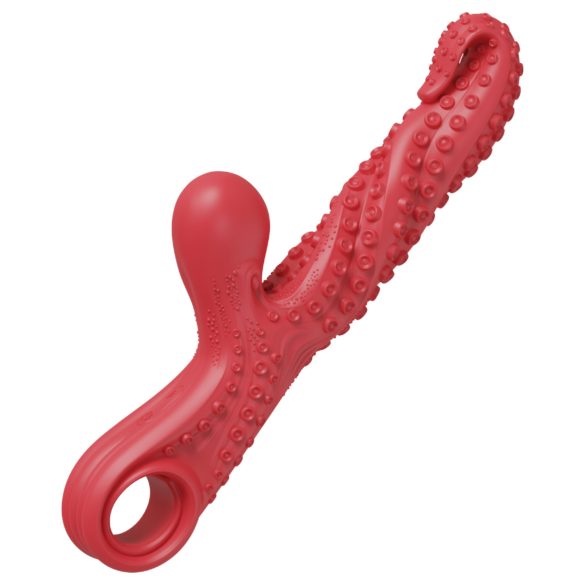 Vibrator cu braț flexibil pentru clitoris (roșu)