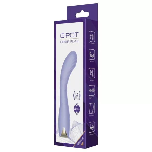 Biu-Biu - vibrator curbat pentru punctul G - mov