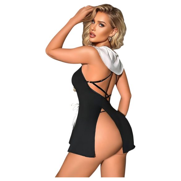 Călugăriță - costum erotic - negru