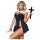 Costum de călugăriță (negru) - M
