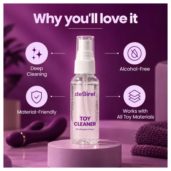 Desirel - spray de curățare cu efect de dezinfectare (50 ml)
