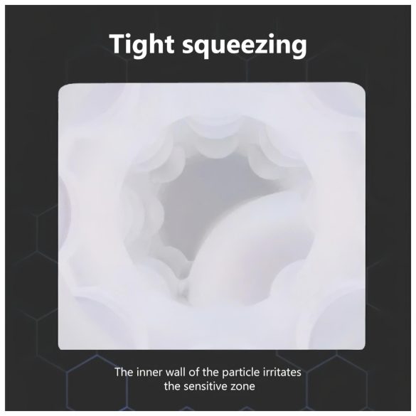 Lonely - masturbator automat cu funcție de încălzire și sunet - alb