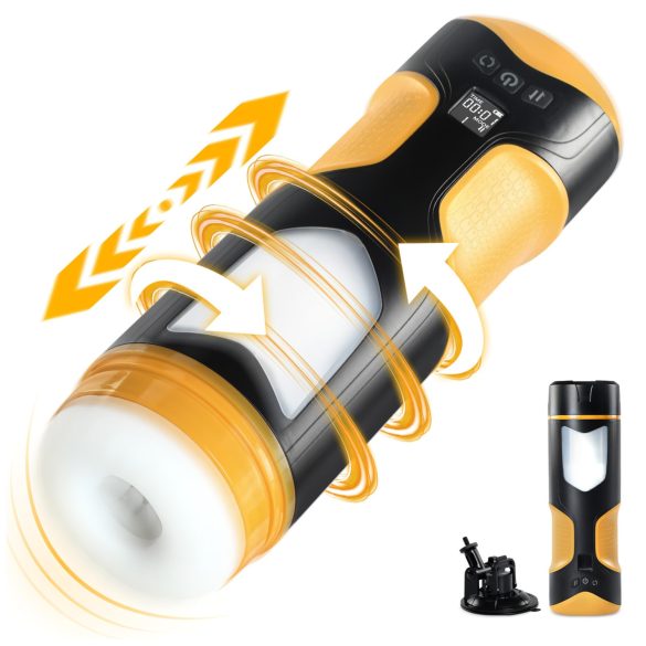 Lonely - masturbator automat rotativ - negru