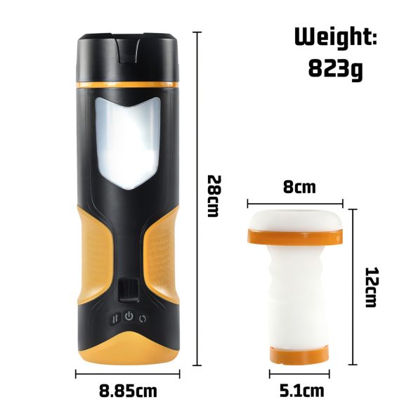 Lonely - masturbator automat rotativ - negru