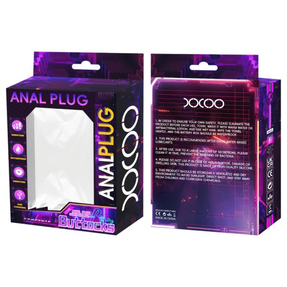 Lonely - vibrator prostatic rotativ cu cap flexibil și inel pentru penis (negru)