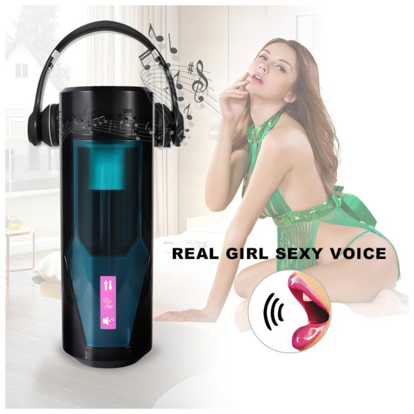 Lonely - masturbator automat cu vibrații - negru