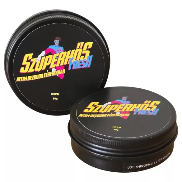 Supererou Fresh - cremă-deodorant intimă pentru bărbați (60 g)