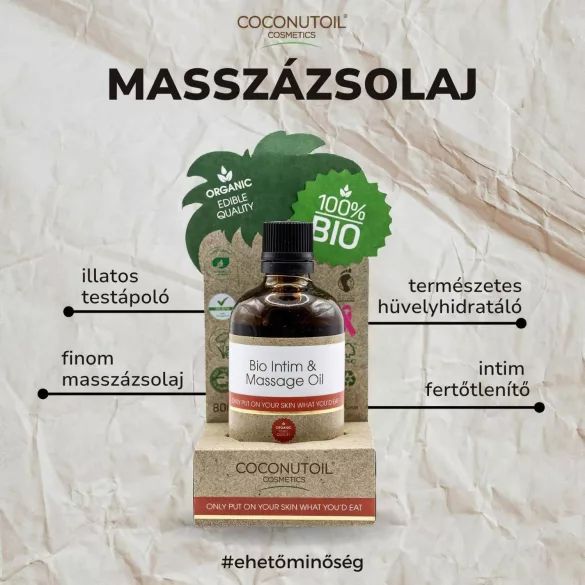 Coconutoil - Ulei bio pentru masaj și intimitate - 80ml