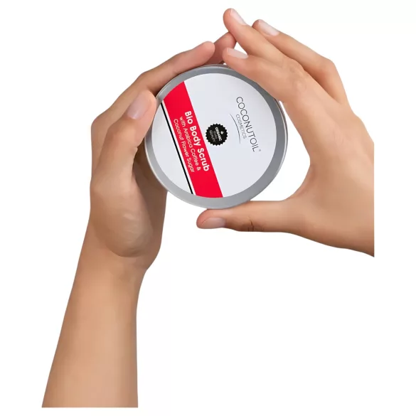 Coconutoil - scrub corporal cafea și zahăr de cocos - 100ml