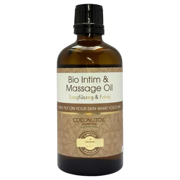 Coconutoil - Ulei bio intim și masaj - cuișoare scorțișoară - 80ml