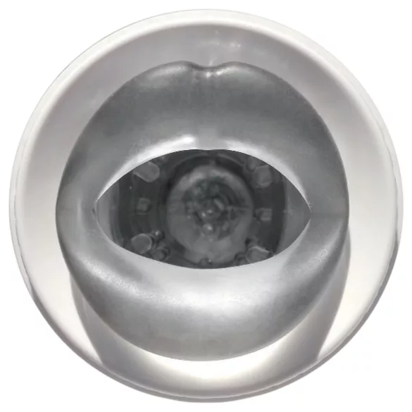 PDX Roto-Bator - masturbator oral cu vibrații - alb