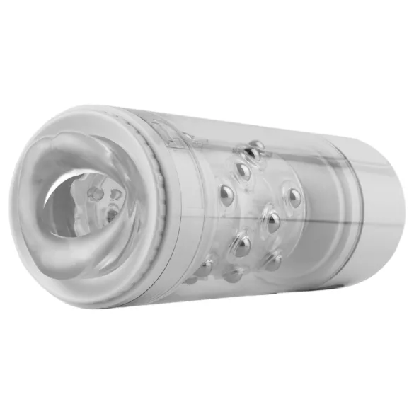 PDX Roto-Bator - masturbator oral cu vibrații - alb