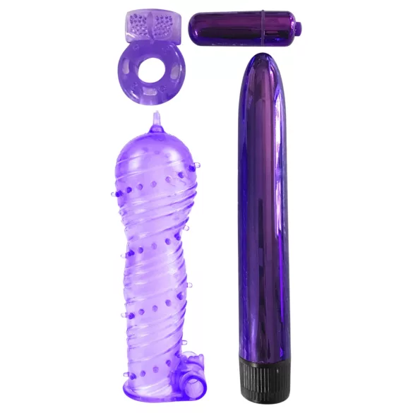 Classix - set vibratoare pentru cupluri - mov