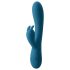 Vibrator Luv Bunny Inya - turcoaz, cu stimulator clitoridian reîncărcabil