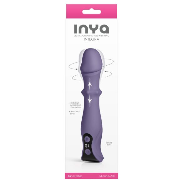 NS Novelties - vibrator rotativ și thrusting - mov