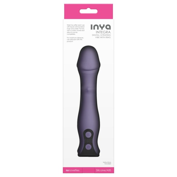 NS Novelties - vibrator rotativ și thrusting - mov