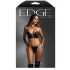 Edge By Fantasy - set lenjerie bărbați efect piele - negru - L/XL