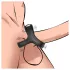 AlvUp - inel penian și testicular cu vibrații - negru