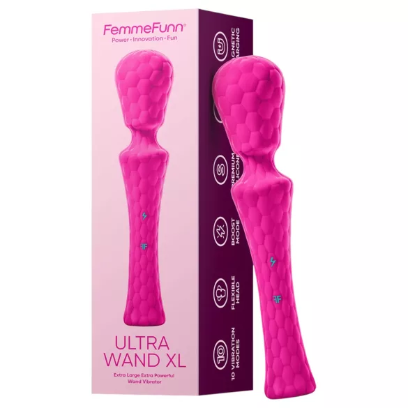 FemmeFunn - Vibrator masaj premium Ultra Wand XL - roz