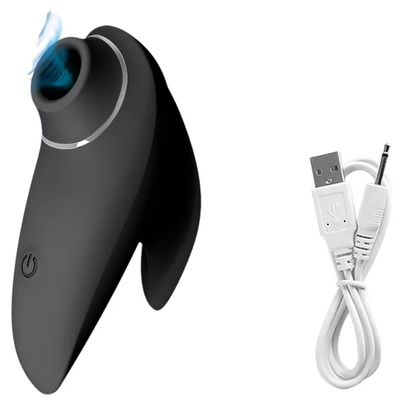 AlvUp - vibrator pentru stimularea clitorisului cu unde de aer - negru