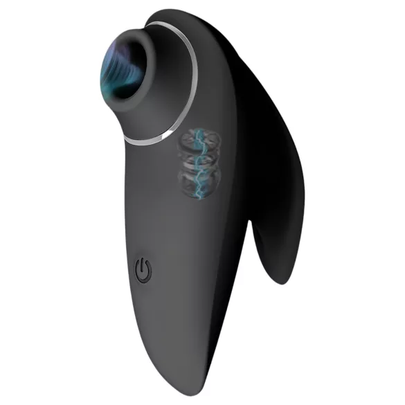 AlvUp - vibrator pentru stimularea clitorisului cu unde de aer - negru