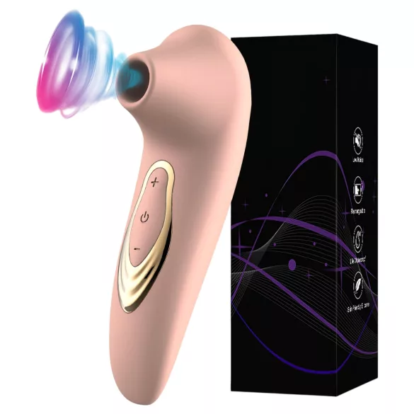 AlvUp - vibrator cu stimulare clitoridiană cu unde de aer - roz
