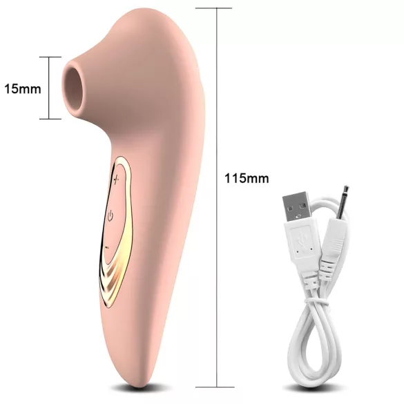 AlvUp - vibrator cu stimulare clitoridiană cu unde de aer - roz