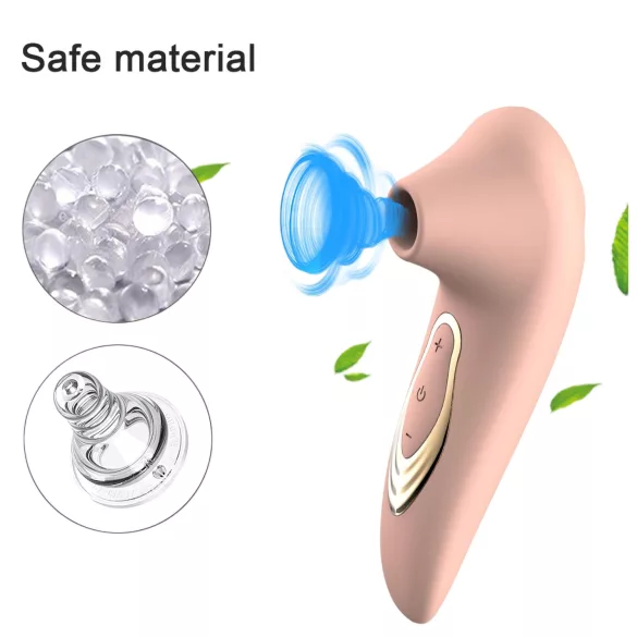 AlvUp - vibrator cu stimulare clitoridiană cu unde de aer - roz