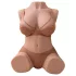 XISE Dania - masturbator tip torzo cu funcție de împingere - nuanță naturală