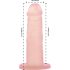 Dildo cu ventuză - Coctail de Piersici!