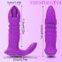 AlvUp - vibrator anal smart cu împingere - silicon mov