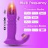 AlvUp - vibrator anal smart cu împingere - silicon mov