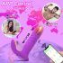 AlvUp - vibrator anal smart cu împingere - silicon mov
