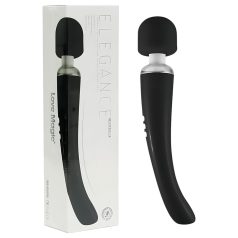   Love Magic Elegance Wand - vibrator masaj reîncărcabil - negru