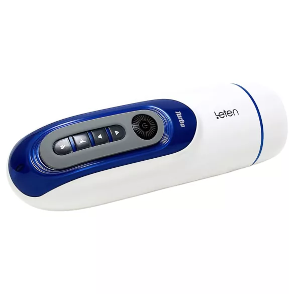Leten SM390 - masturbator pentru bărbați cu sunet și încălzire - alb