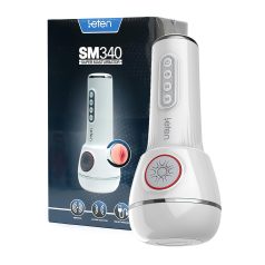   LETEN SM340 - masturbator reîncărcabil, vibrant, ce aspiră și geme