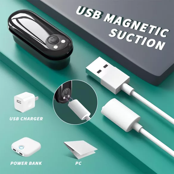 Sex HD - set vibrator rechargeabil cu telecomandă 4 piese verde