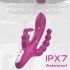 Vibrator triplă acțiune Joker - reîncărcabil, rezistent la apă (mov)