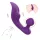 Sex HD Chomper - vibrator dublu rezistent la apă - clitoris și anal - mov