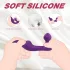 Sex HD Chomper - vibrator dublu rezistent la apă - clitoris și anal - mov