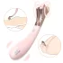 Sex HD - vibrator reîncărcabil rezistent la apă cu roată de stimulare - roz
