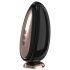 Vibrator negru cu efect de încălzire și oglindă HD