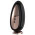 Vibrator negru cu efect de încălzire și oglindă HD