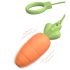 Vibrator "Morcov" HD - portocaliu intens