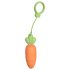 Vibrator "Morcov" HD - portocaliu intens